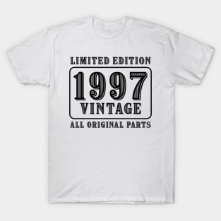 All original parts vintage 1997 limited edition birthday T-Shirt